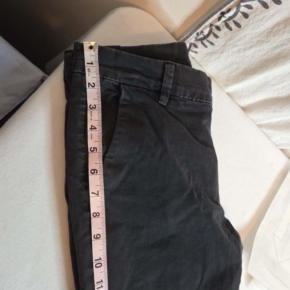 VINCE Women's Size 27 Black Greased Chinos - Picture 8 of 11